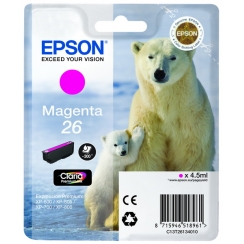 Atramentová kazeta Epson T2613, (26) magenta