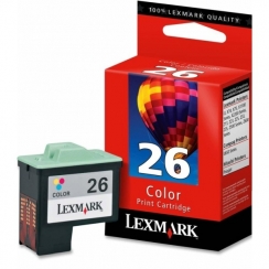 Atramentová kazeta Lexmark 26, color 10N0026E 