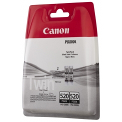 Twin pack Canon PGI-520BK, black