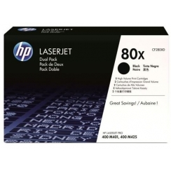 Toner HP CF280XD black (HP 80X), dualpack