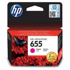 Atramentová náplň HP 655, magenta CZ111AE