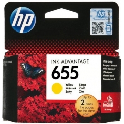 Atramentová náplň HP 655, yellow CZ112AE