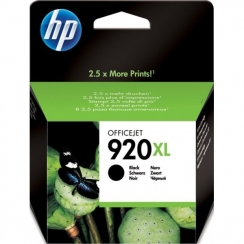 Atramentová náplň HP 920XL, black CD975AE